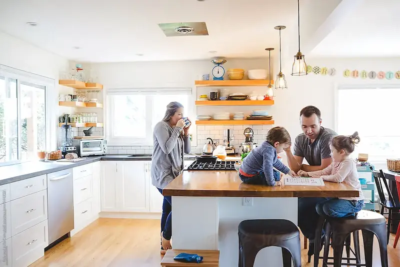 Modern Costa Adeje kitchen with whole house water filtration system protecting washing machine dishwasher and boiler
